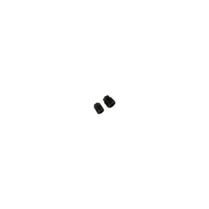 Plug, Plastic, 1-3/8 Dia, Ribbed Black