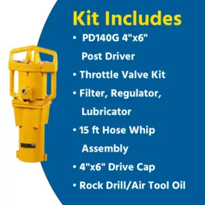 Rhino PD-140G 4" x 6" Guard Rail Kit